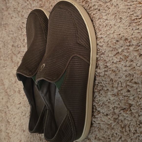 Olukai Men's Brown Slip-On Casual Loafers Size 8 (0817) - Picture 2 of 9